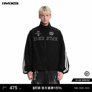 复古运动外套2025年春季 IMXS 防晒夹克情侣美式 UPF50 明星同款
