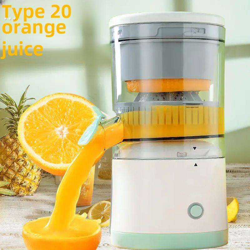 迷你榨汁机家用果汁自动橙汁机压榨残汁分离机小型便携式