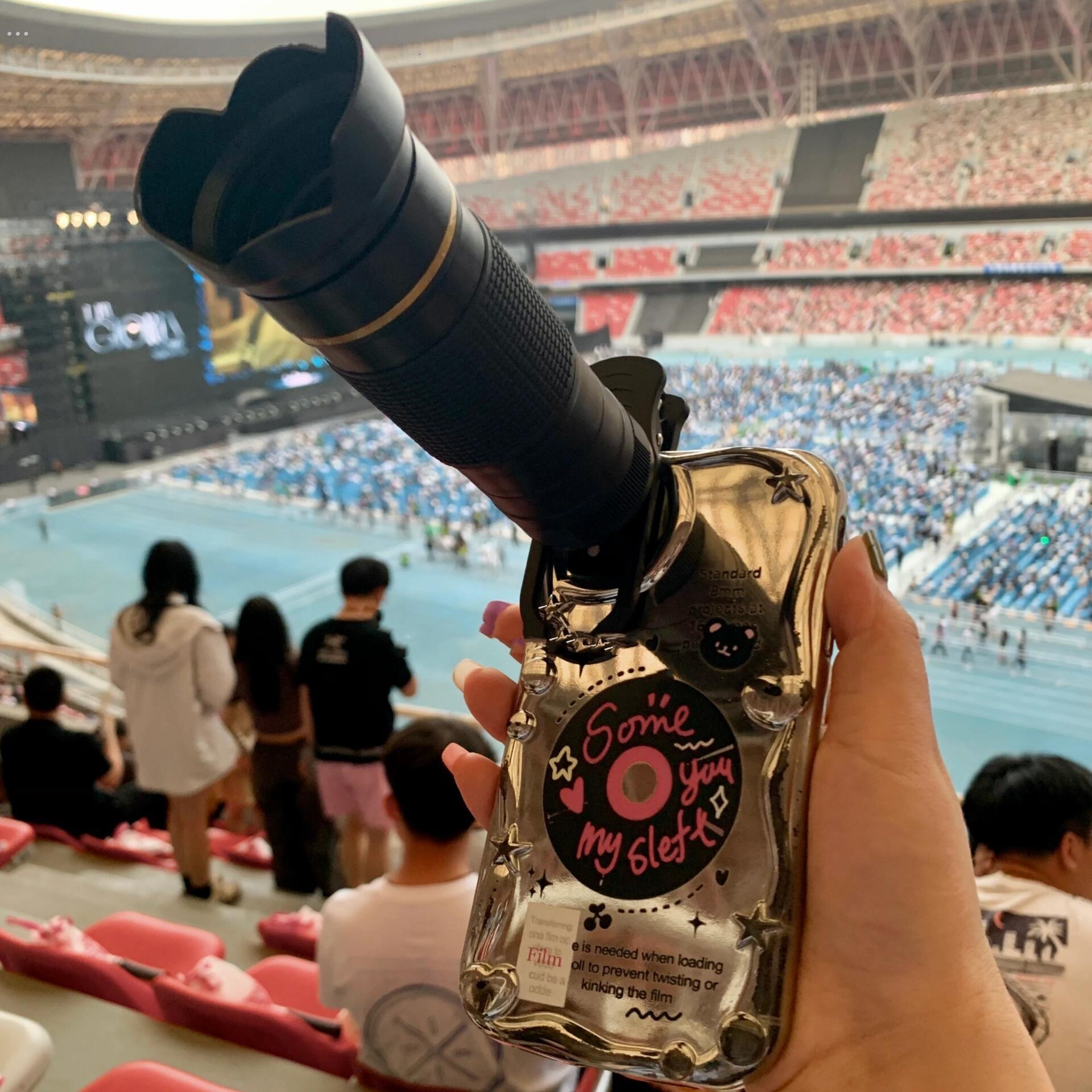 手机长焦镜头演唱会望远镜音乐节专业拍摄神器防抖放大外接高清高