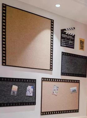 照片展示墙氛围感毛毡板照片墙高级感客厅电视墙入户门口墙面装饰