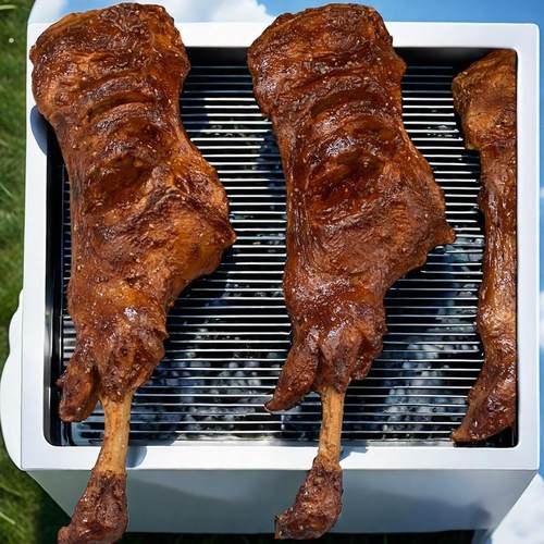 羊排羊腿模型烤羊排烤羊腿真模型假羊排羊腿道具烧烤模型真菜