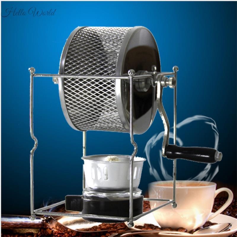 。烘豆机小型家用手摇直火耐高温生咖啡豆烘焙机热风日式坚果炒货-封面