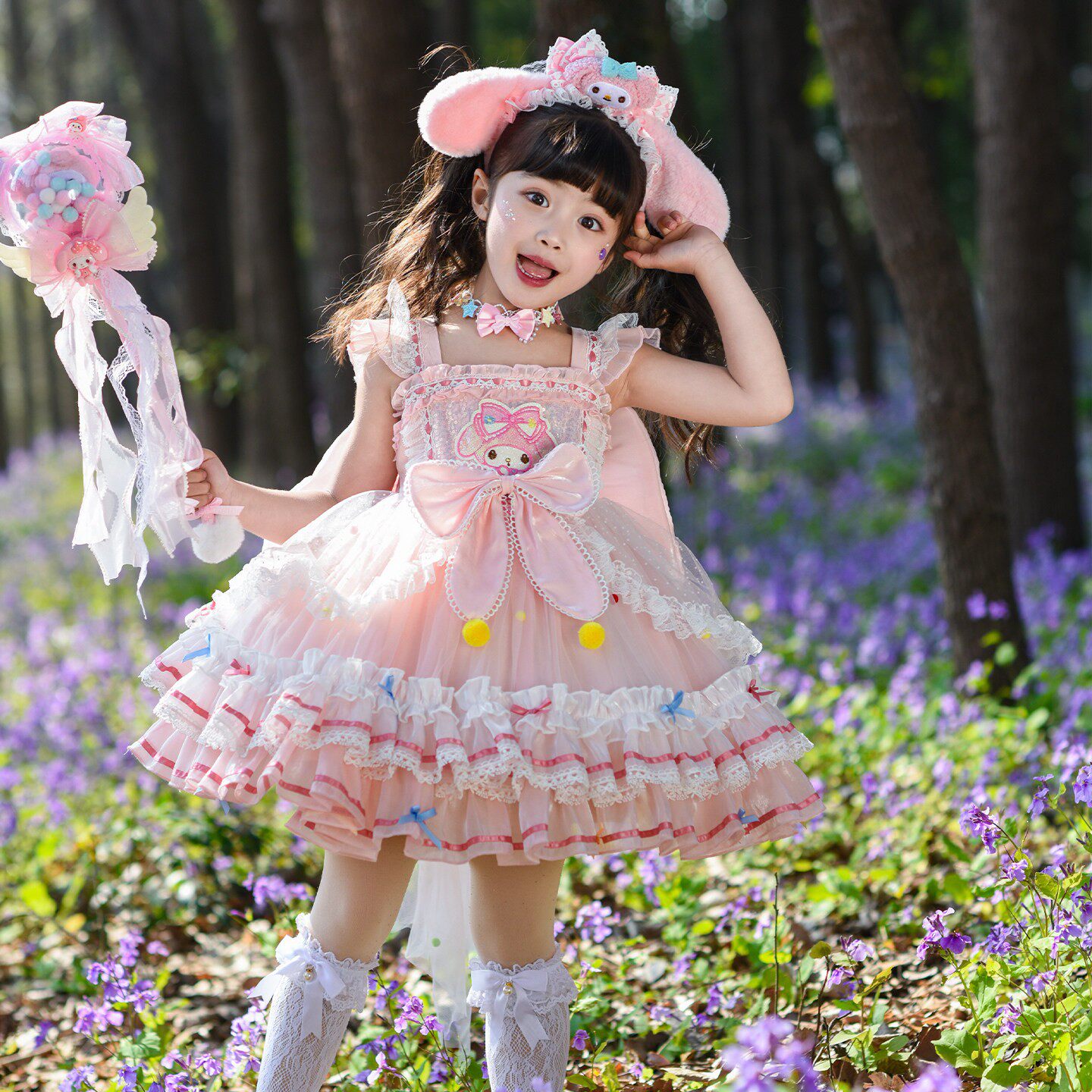 巨好看裙子女童夏装2026新款洋气儿童夏季连衣裙洛丽塔生日公主裙图片