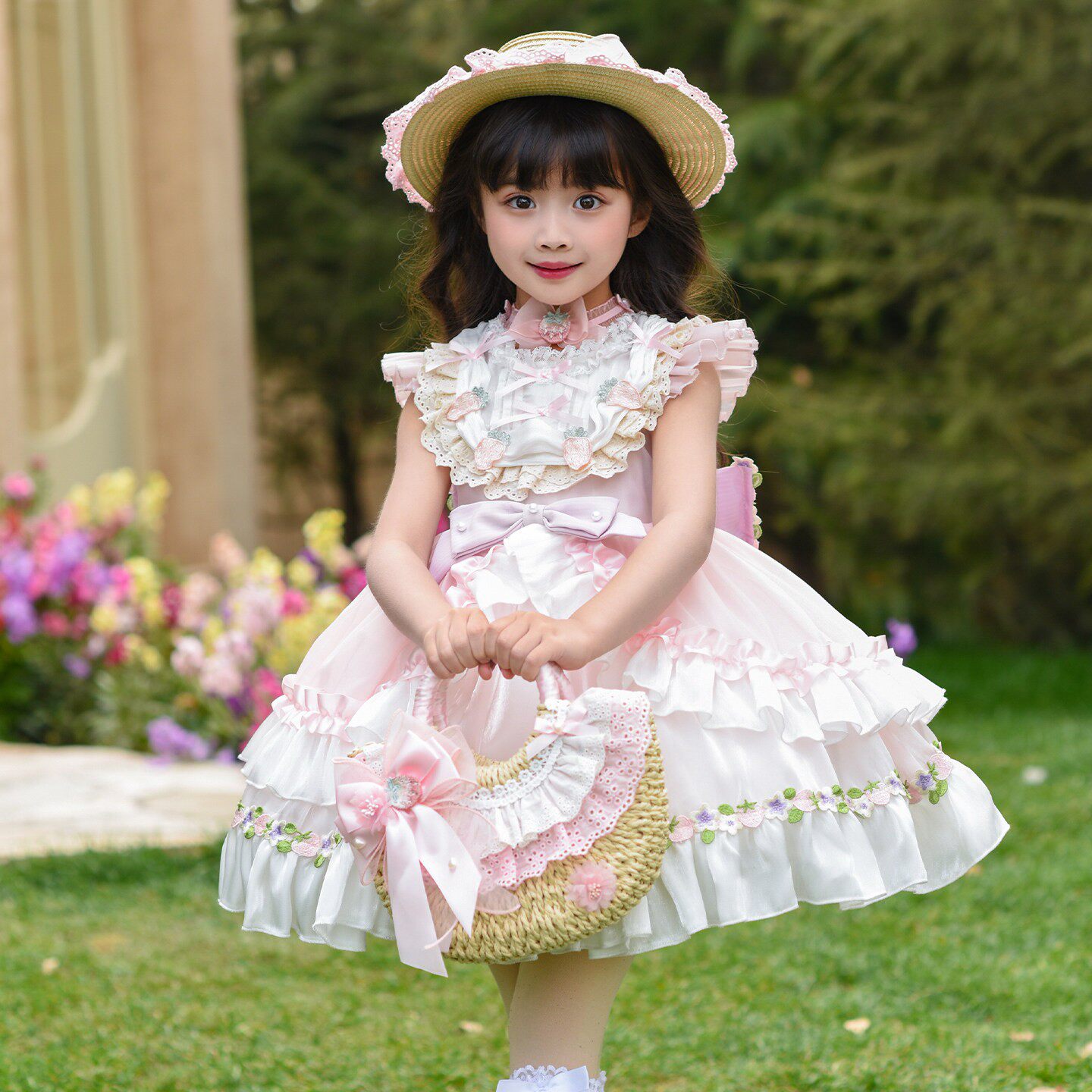 洛丽塔公主裙女童2026新款儿童连衣裙夏季小女孩生日礼服裙子夏装
