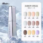 日本品牌LORRIE GEL光疗甲油胶2025年新款 流行裸透色系美甲店专用
