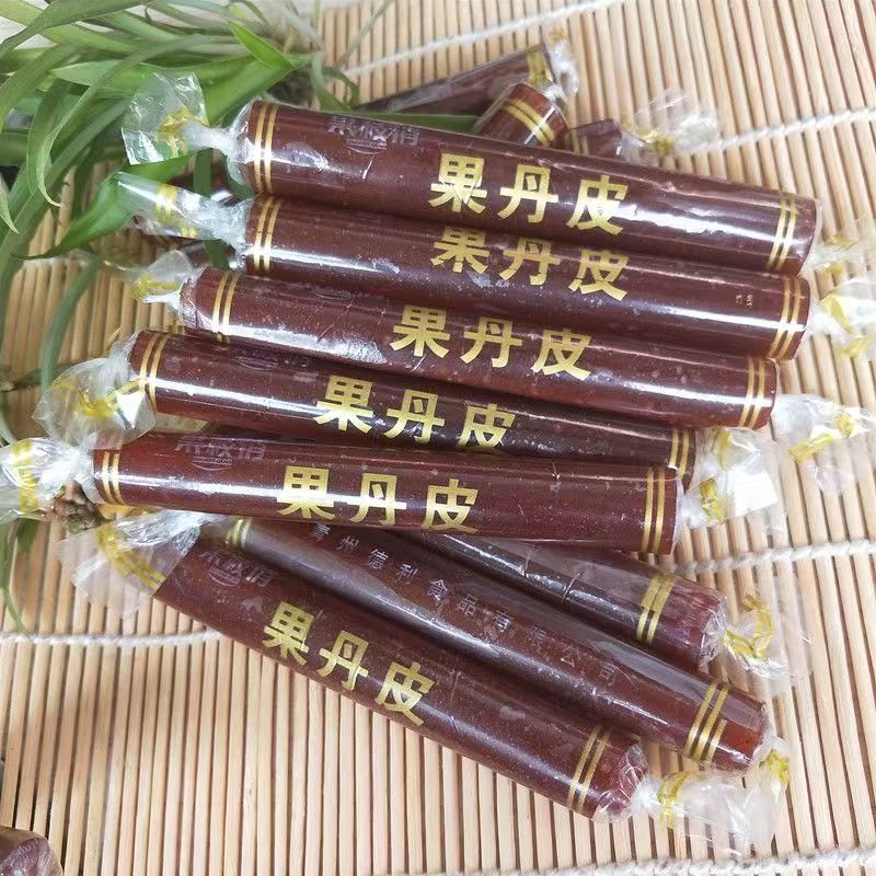 果丹皮500g小时候山东老式酸甜山楂卷散装山楂糕京卷饴条片小包装