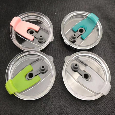 30oz杯盖汽车杯20oz冰霸杯盖子牛奶杯吸管密封翻片PS玻璃塑料通用