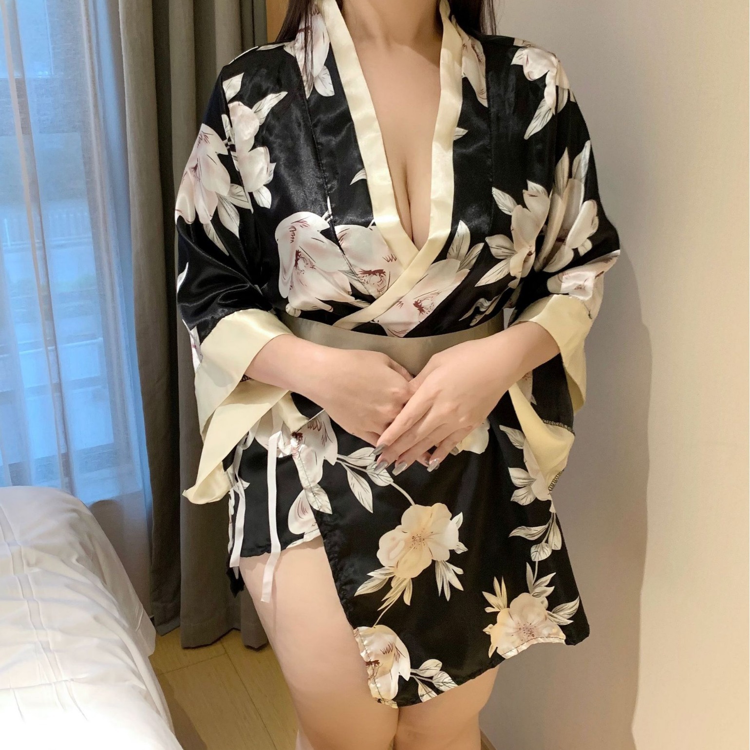 情趣内衣女日式和服游戏情趣制服诱人套装性感和服印花扮演服浴袍