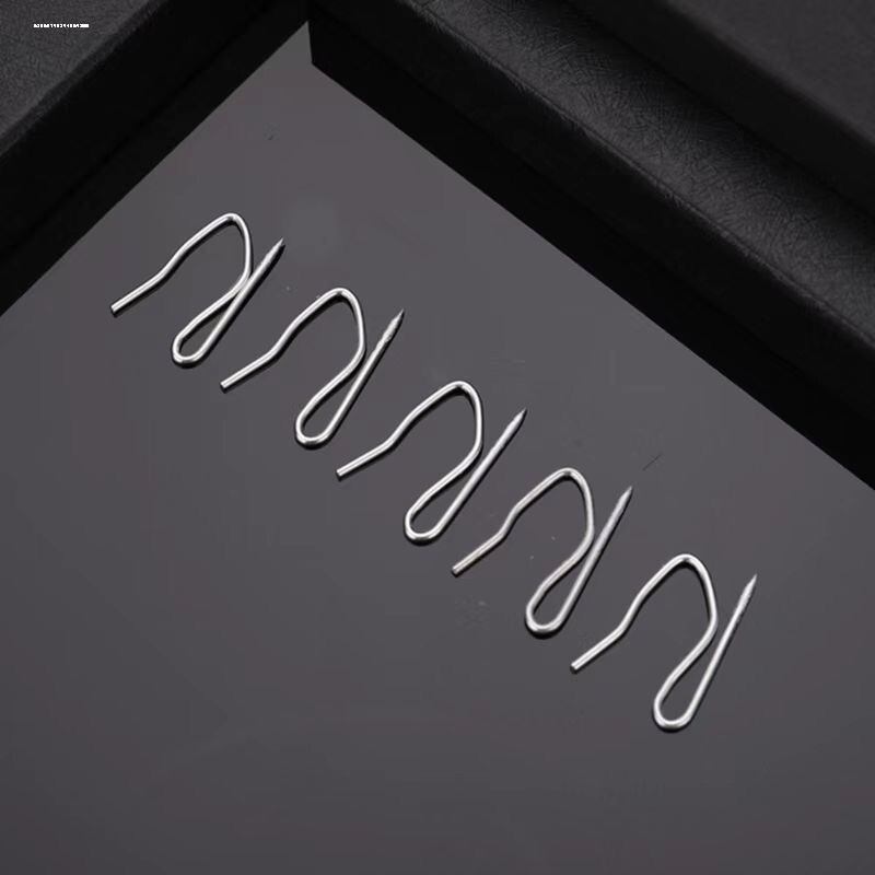窗帘挂钩扣环窗帘S钩大小尖钩韩式布带钩子镀锌S钩大S钩小S钩图片