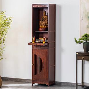 神龛新中式立柜财神爷摆放柜子神台供桌佛台家用现代风格菩萨佛龛
