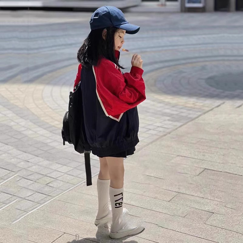 韩国童装男女童加棉外套2025秋冬新款儿童棒球服中大童夹克拉链衫
