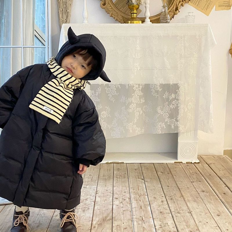 儿童中长款羽绒服韩版冬装