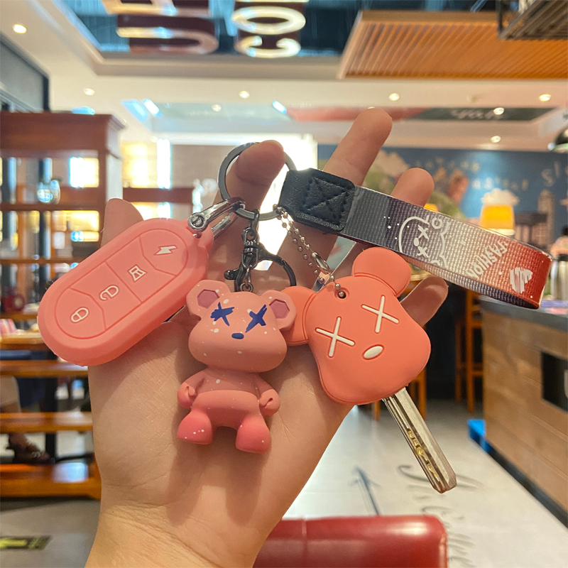 适用台铃电动车钥匙套新日小鸟绿源可爱女电瓶车遥控器保护套壳扣