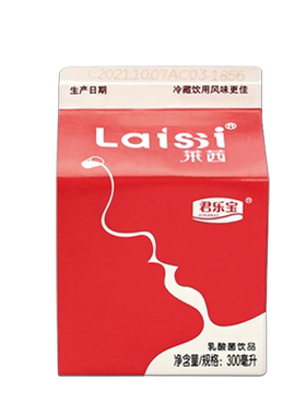 君乐宝莱茜红盒乳酸饮料
