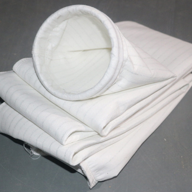 除尘布袋高温防静电除尘滤袋涤纶针刺毡布袋工业集尘袋