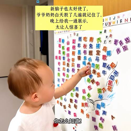 宝宝识字启蒙！儿童磁力