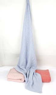 Baby cashmere 26s/2 小山羊绒儿童羊绒柔软舒适盖毯 包毯 可送礼