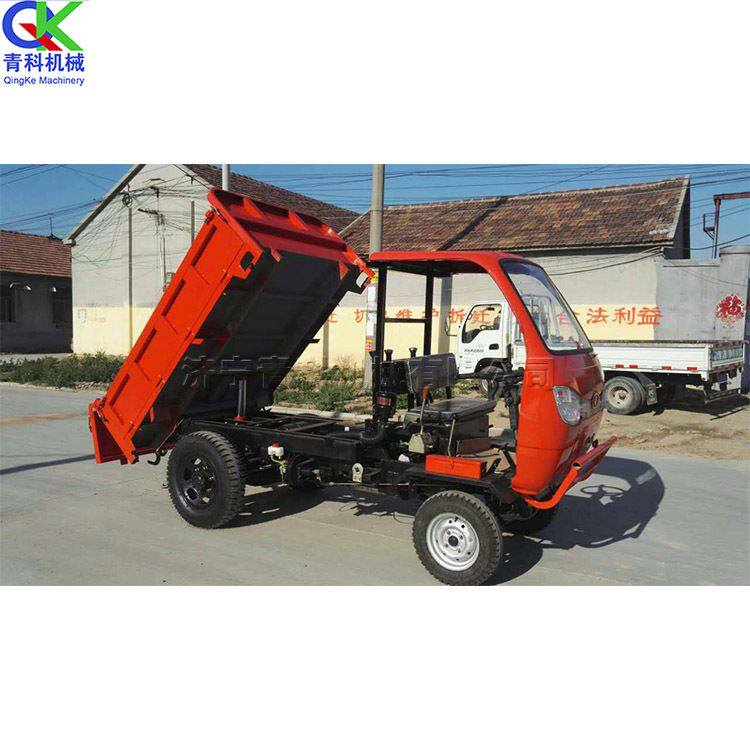 载重1吨柴油小四轮 矿用拉煤四轮车 狭小楼层沙石自卸装载车