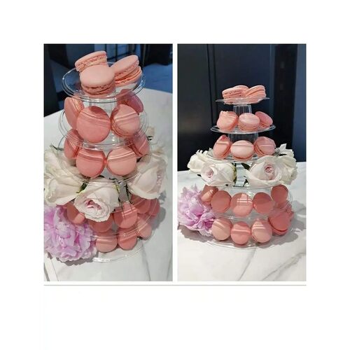 1PC 4/6 layer macaron dessert luxury pastry display rack, de