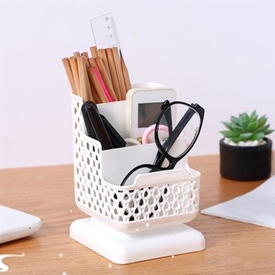 1Pcs Office Organizer Desktop Pen Storage Box Pencil Brush P
