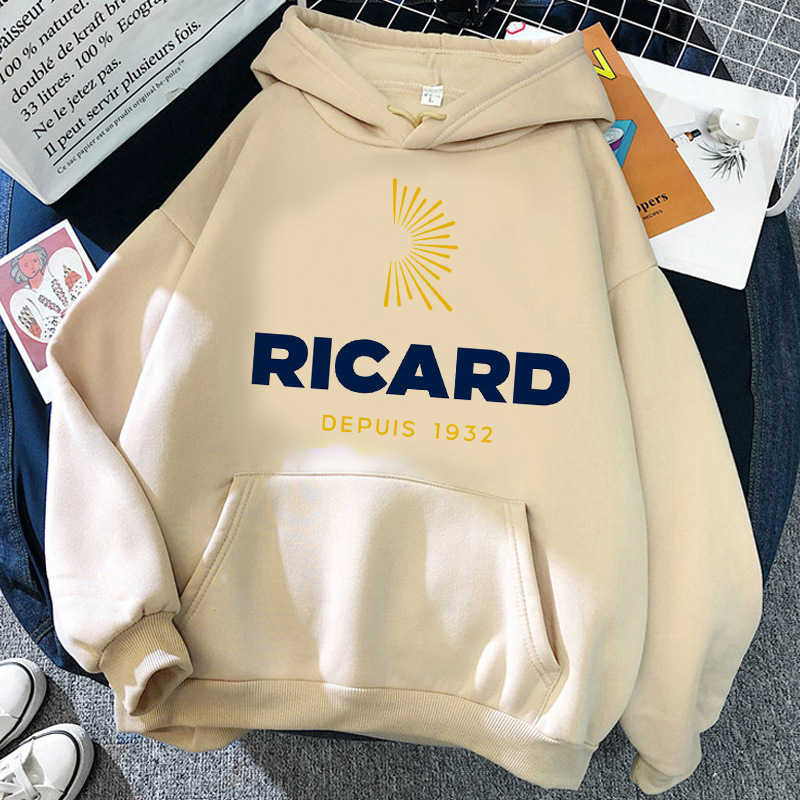 ricard hoodies male Ulzzang graphic grunge hip hop men pullo