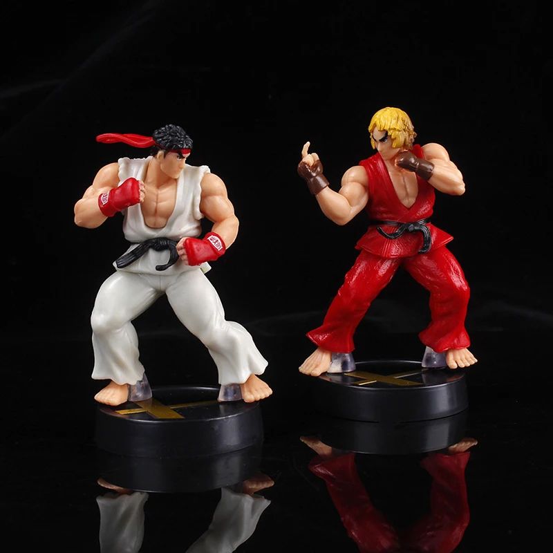 Anime Ken Masters Hoshi Ryu Action Figure PVC Toys Cute Stre图片