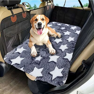 1 Dog Car Mat, Non-Slip Rear Seat Extender Pet Mat, Mesh Dog