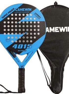 Padel Racket 3K/18K Carbon Fiber EVA Soft Teach Rubber Padel