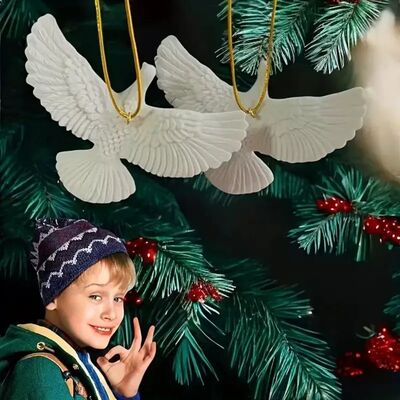 1/2PCS Friendship Doves Home Decor Resin Christmas Ornament