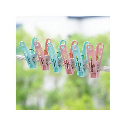 1Set/30pcs Plastic Clothes Pins, Clothes Drying Clips, Windp