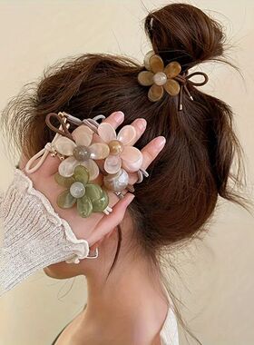 10/5 Pcs High Elasticity Floral Elastic Band Headband, Women