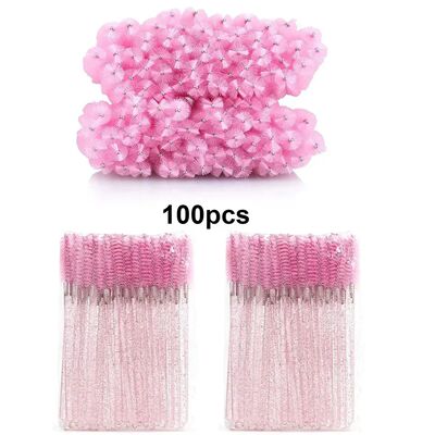 Wholesale 100pcs Disposable Eyelash Brushes Spoolies Micro L
