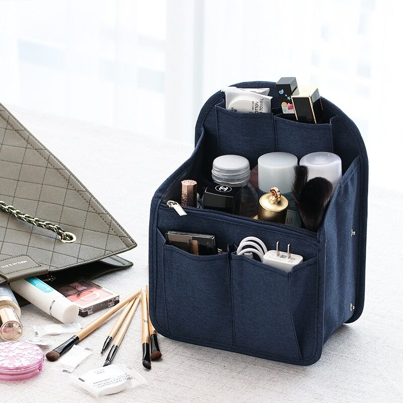 化妆包multipockets makeup bag foldable cosmetic bag kosmetyc