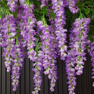 Wisteria Artificial Flowers Hanging Garland for Home Room De
