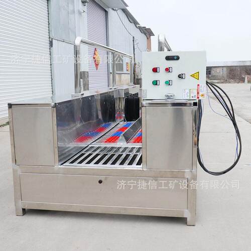 用全自动洗靴捷信线机双通道红外感应喷淋刷机1.鞋2*4m不锈矿钢洗