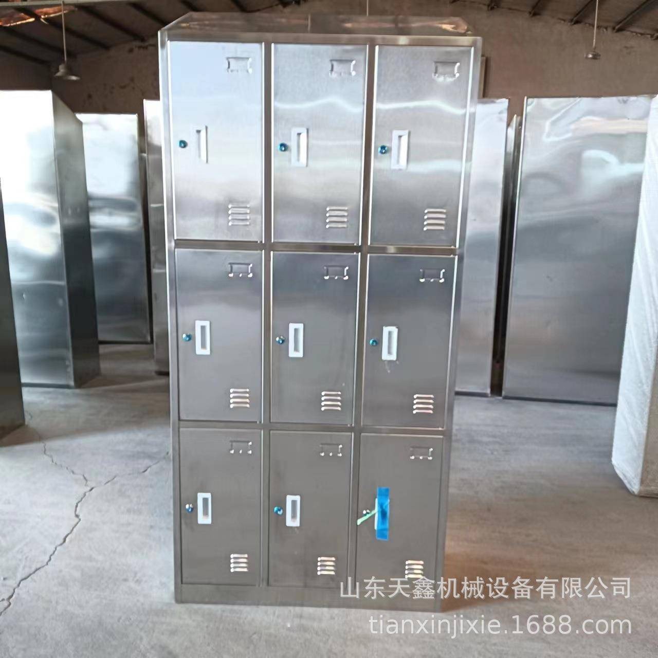 江苏阴学校盒餐盘柜员工食带堂多门JLV饭储物淮柜锁餐厅餐具柜放