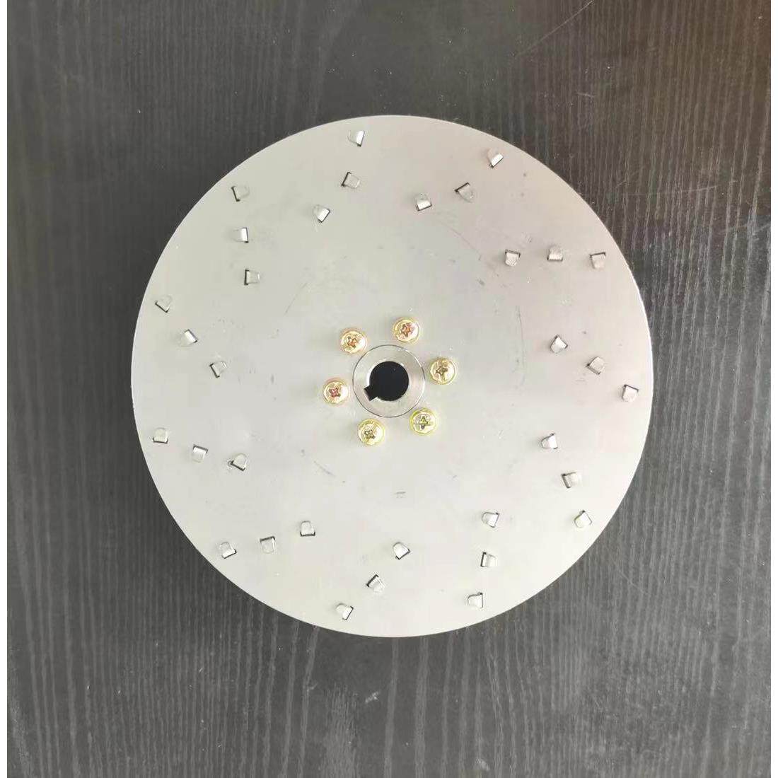 现货应不供锈钢铆接心风叶叶轮不锈钢离心风180mm机风件轮配离风