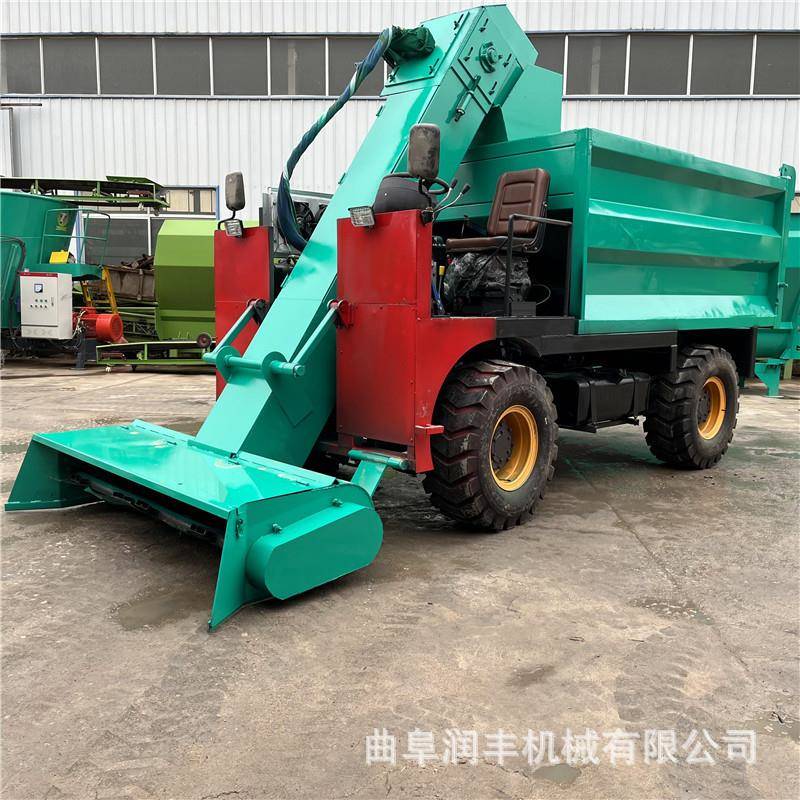 牧场柴油铲粪机牛圈清洁粪便清理机4102发动机三轮除粪车