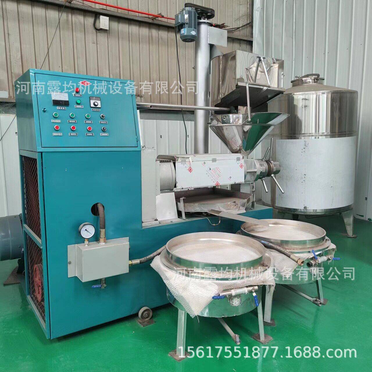 全花菜BHF籽籽榨油机全套设备螺旋自动大豆榨油机葵花核桃生油榨