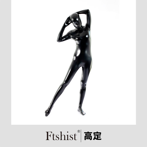 Ftshist乳胶皮全包紧身衣zentai