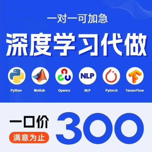 python代程式设计深度学习机器图像视觉接单代跑lstm代码调试编写