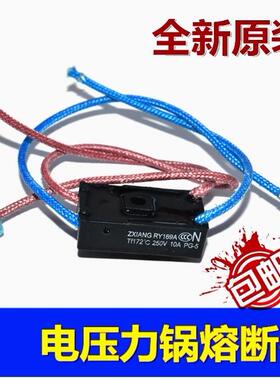 适用电压力锅煲温度保险丝管RY169A Tf172℃温控热熔断器10A