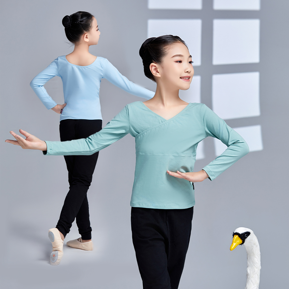 舞蹈上衣显白显瘦练功服