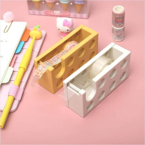 Building Block Desktop Tape Cutter Transparent Tape Holder f