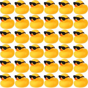 24PCS Duck Toys Mini Rubber Ducks Squeak and Float Duc