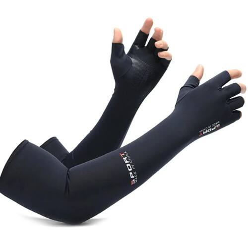 Cool Men Women Arm Sleeve Gloves Running Cycling Sleeves Fis