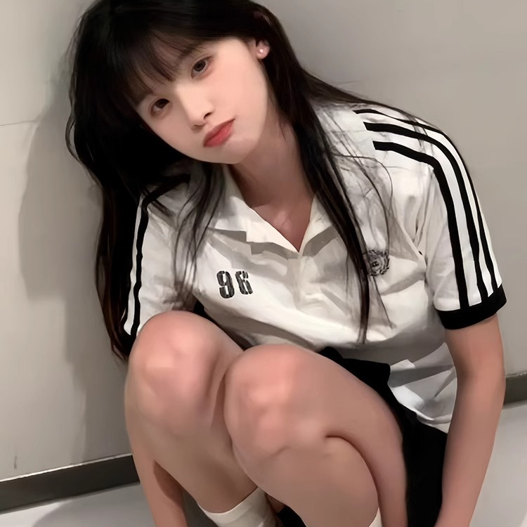美式正肩翻领短袖t恤女polo衫夏