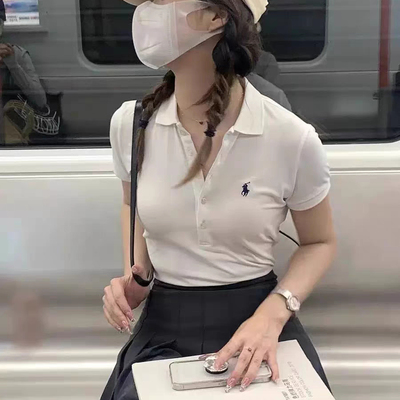 纯棉短袖t恤修身显瘦上衣女