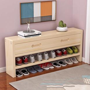 实木换鞋储物凳进门过道入户玄关可坐换鞋凳门口窄鞋凳长木置物凳