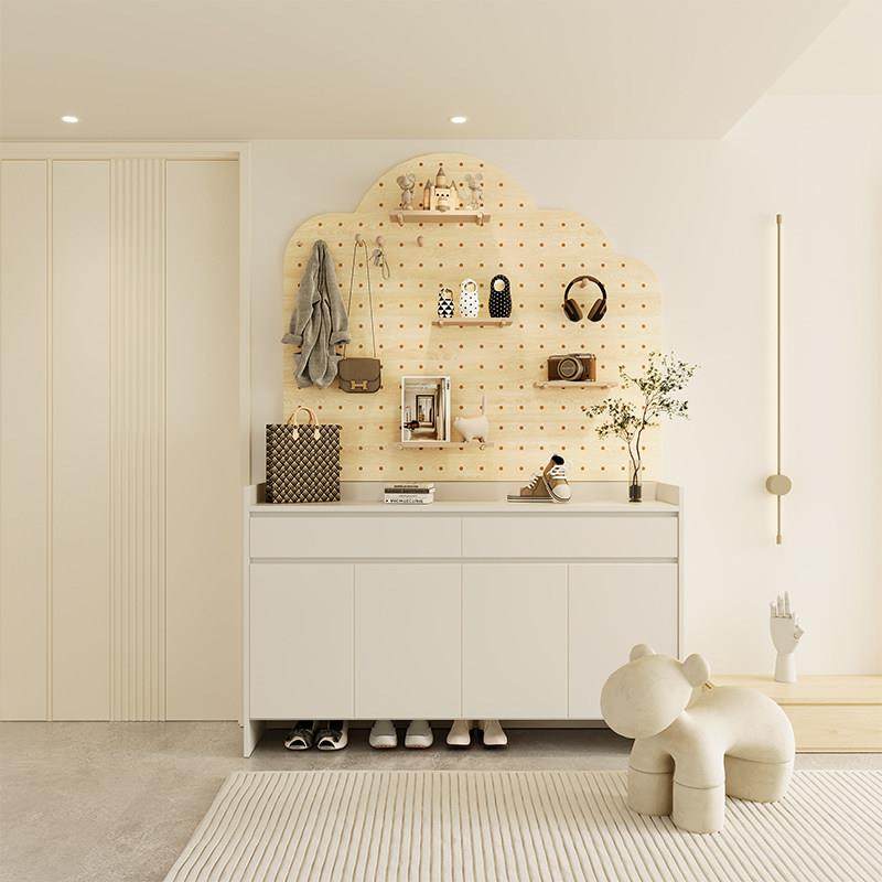 实木洞洞板入户玄关鞋柜上方置物架定制墙面免打孔配件门后挂衣架,住宅家具,搁板/置物架/家用陈列架,淘宝优惠券,粉丝福利购,淘宝优惠卷
